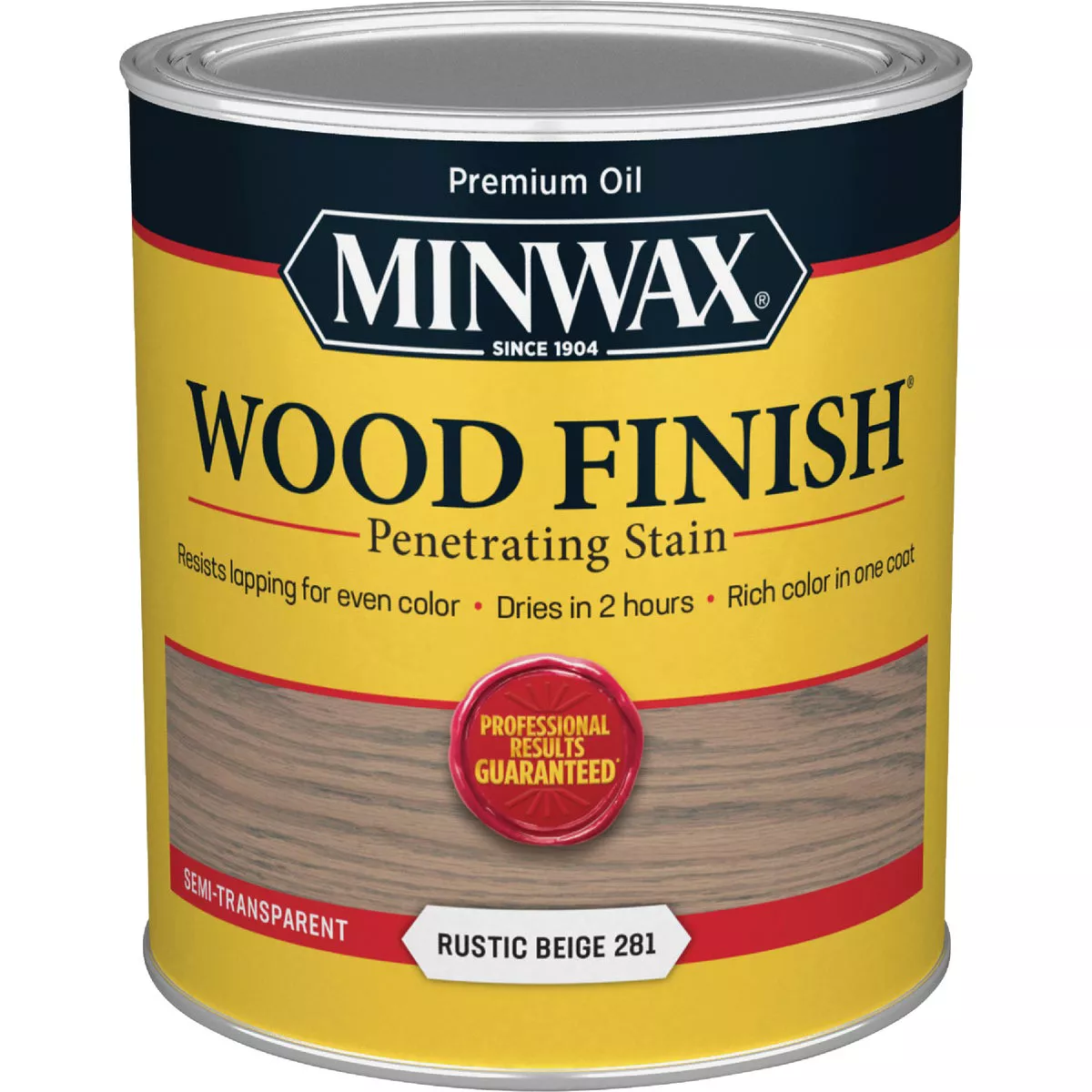 Minwax Penetrating Stain Wood Finish, Rustic Beige, 1 Qt. - photo 2
