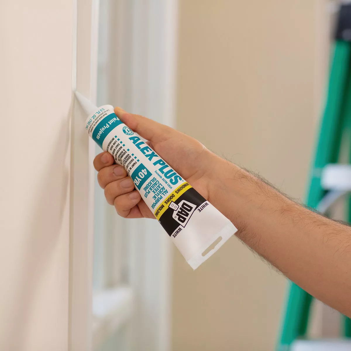 Dap Alex Plus 5.5 Oz. All Purpose White Siliconized Acrylic Latex Caulk - photo 4