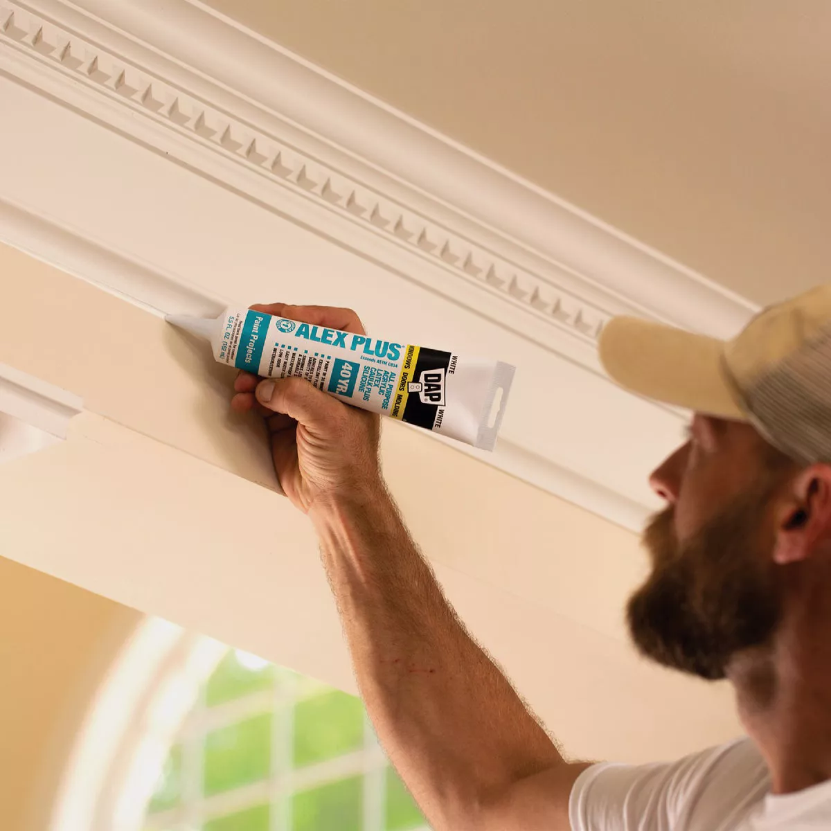 Dap Alex Plus 5.5 Oz. All Purpose White Siliconized Acrylic Latex Caulk - photo 5
