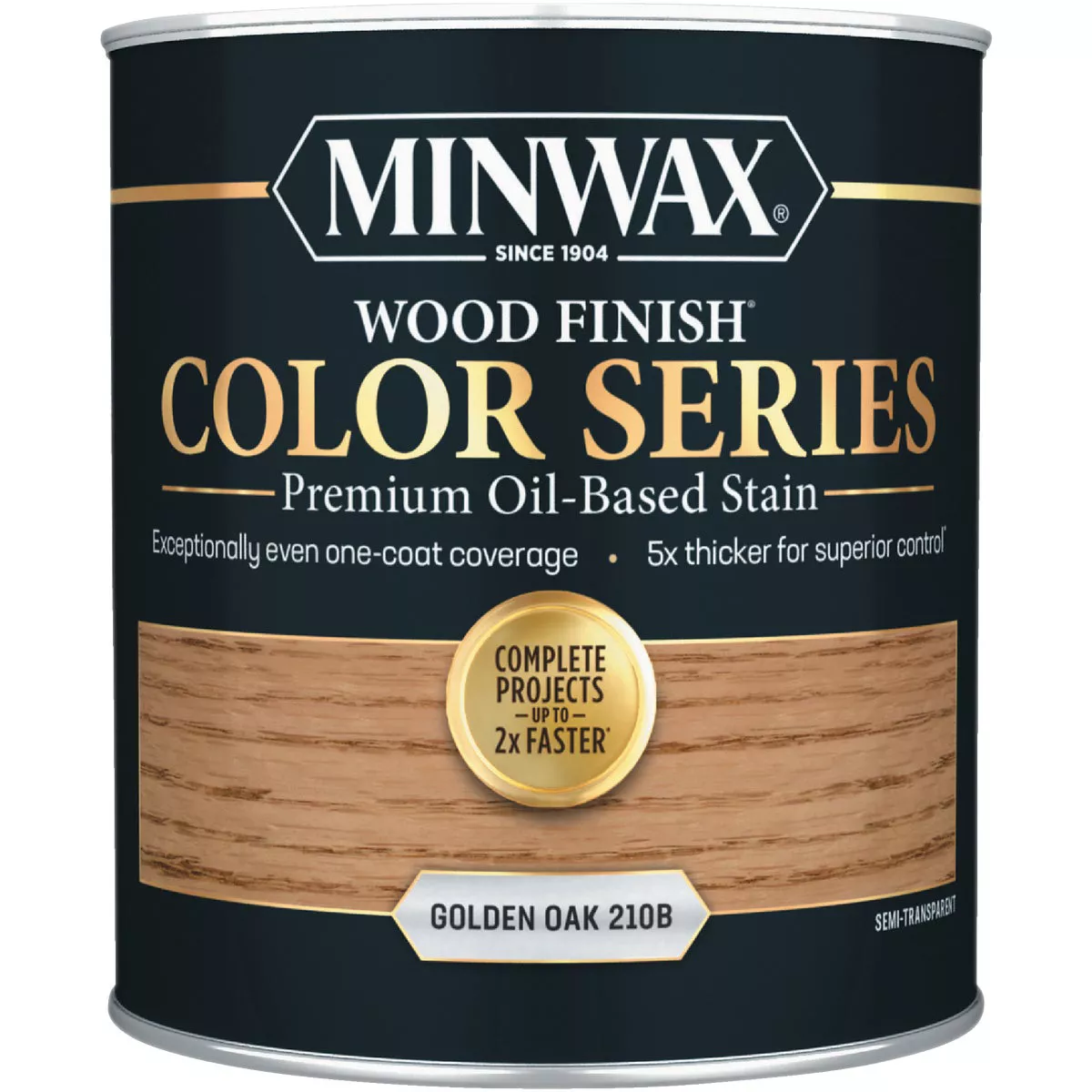 Minwax Wood Finish Color Series Oil-Based Stain, Golden Oak, 1 Qt.