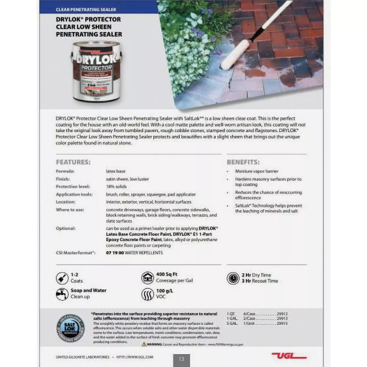 Drylok Protector Concrete Sealer, 1 Gal. - photo 3