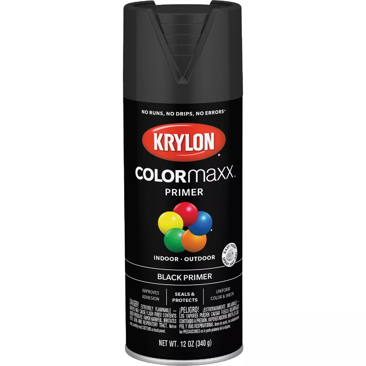 Krylon ColorMaxx Black 12 Oz. All-Purpose Spray Paint Primer - photo 2