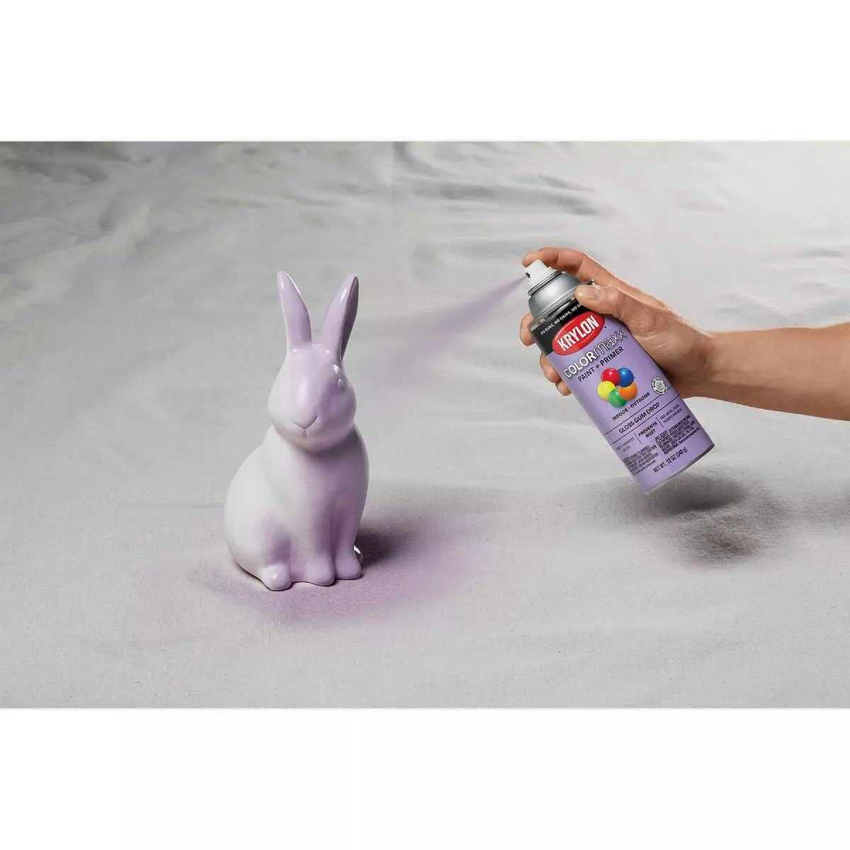 Krylon ColorMaxx12 Oz. Gloss Spray Paint, Gum Drop - photo 5