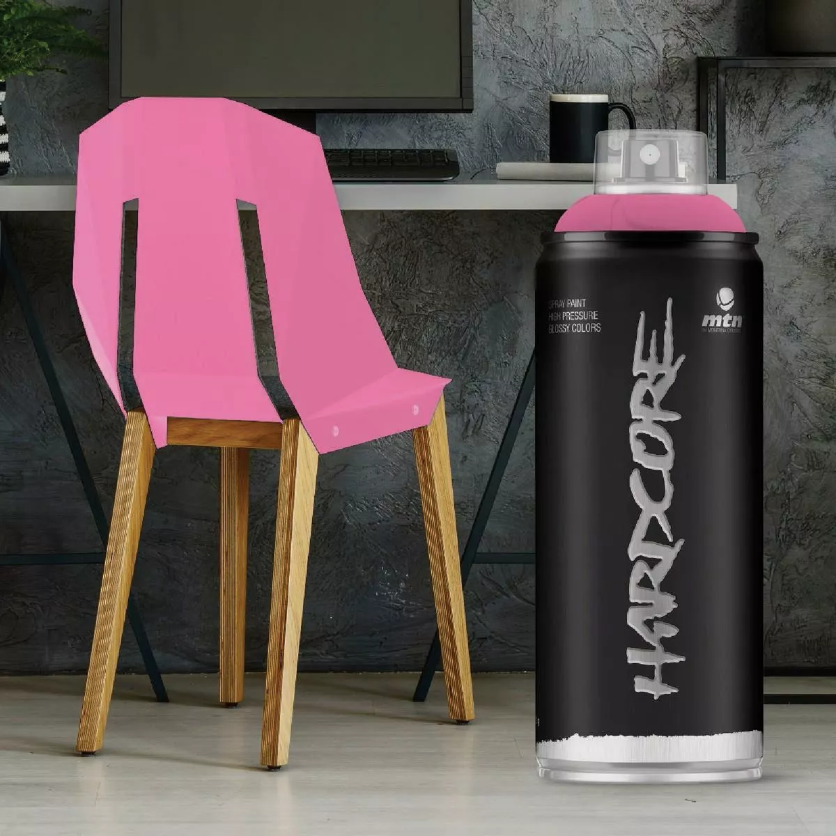 MTN Hardcore 400ml Love Pink Spray Paint - photo 3