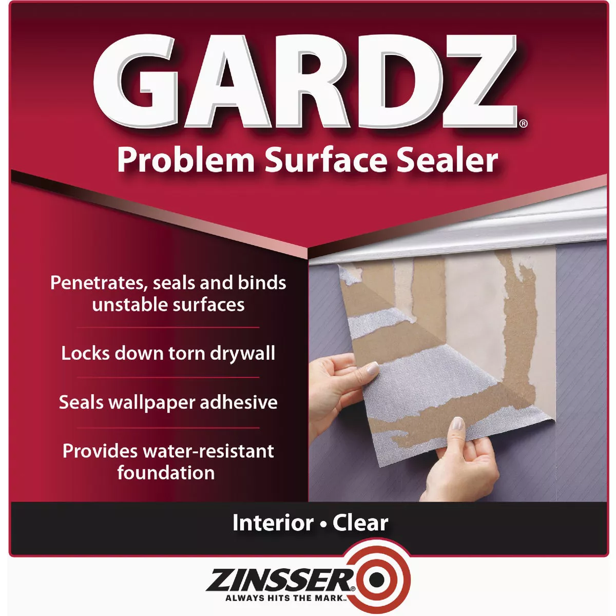 Zinsser Gardz Water-Based Low Odor Drywall Sealer, 1 Qt. - photo 4