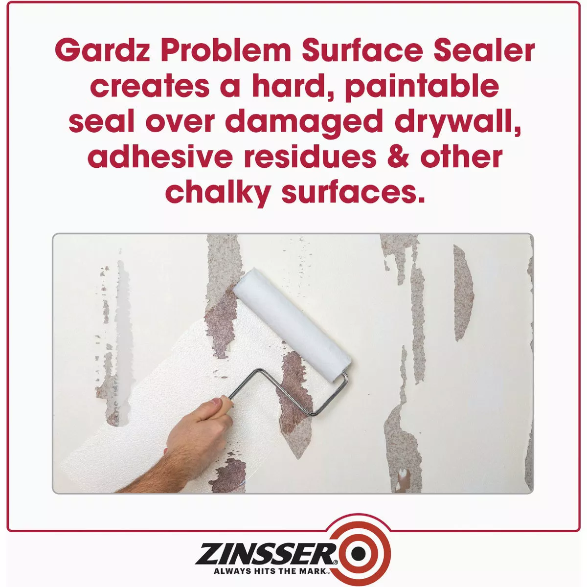 Zinsser Gardz Water-Based Low Odor Drywall Sealer, 1 Qt. - photo 3