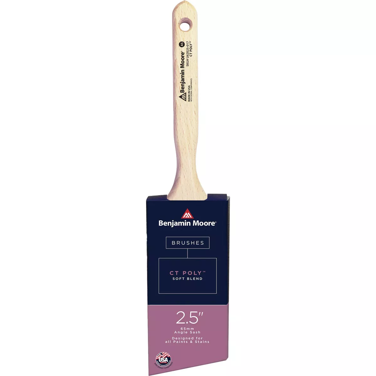 Benjamin Moore 2.5 In. Soft CT Poly Angle Sash Brush - photo 2