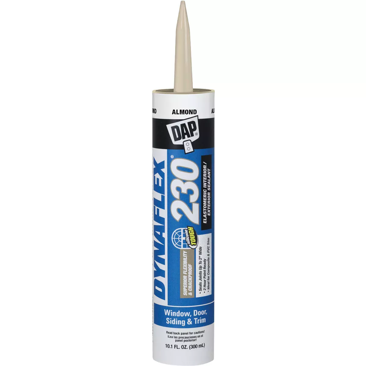 Dap Dynaflex 230 10.1 Oz. 100% Waterproof Window, Door, Siding & Trim Elastomeric Sealant, Almond