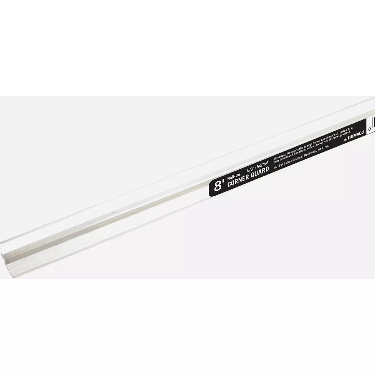 Trimaco 5/8 In. x 8 Ft. Nail-On Clear Corner Guard