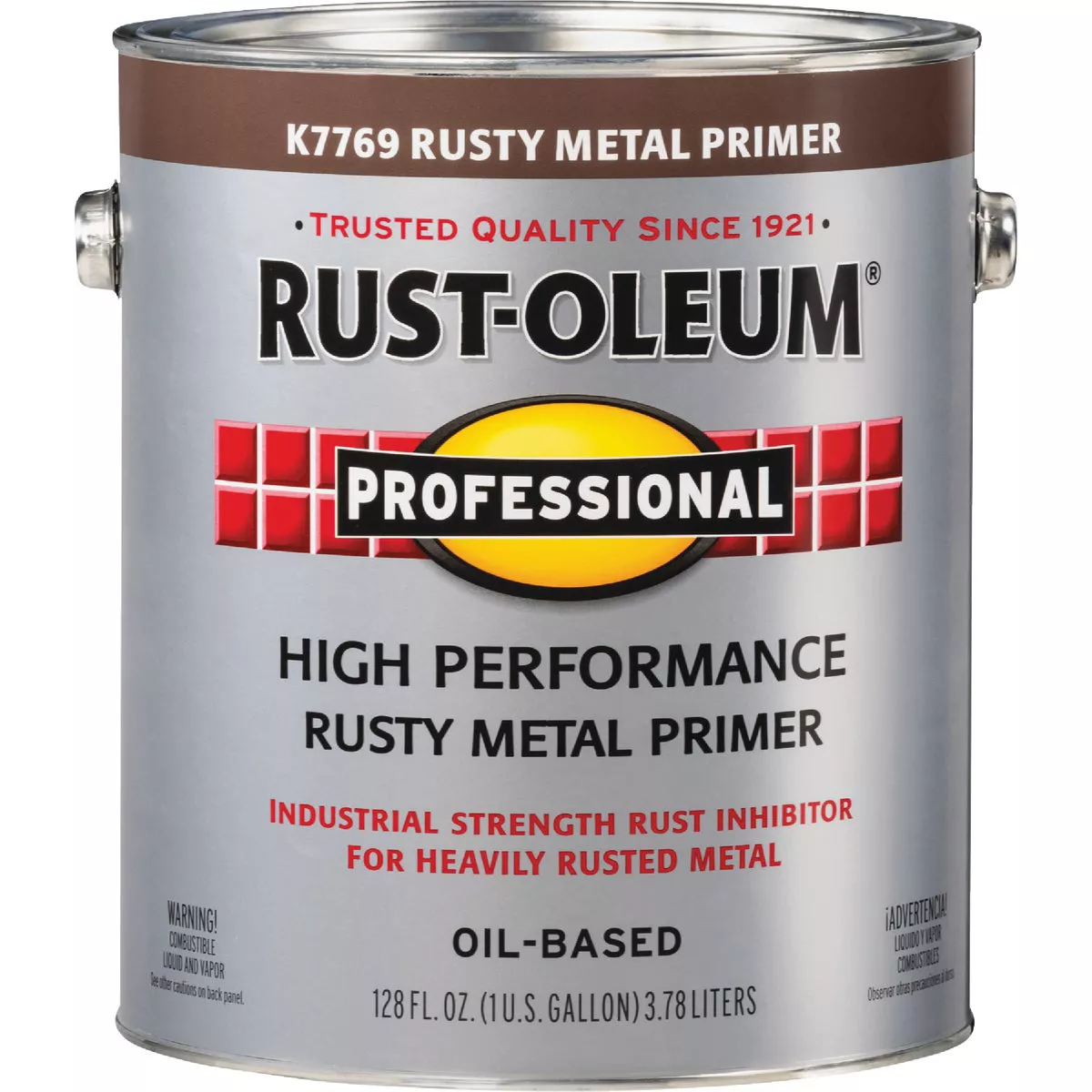 Rust-Oleum Professional VOC Rusty Metal Primer, Red, 1 Gal. - photo 6