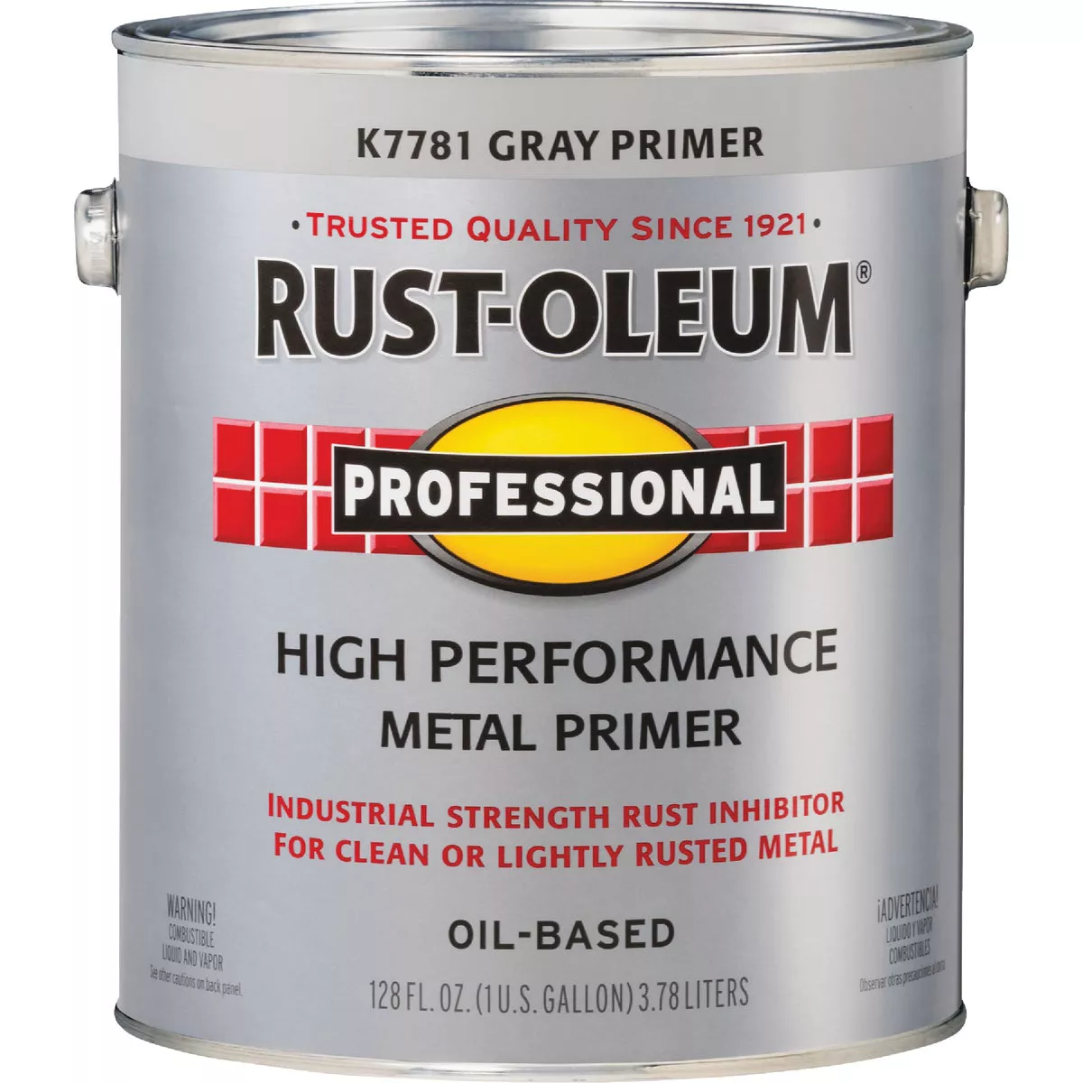 Rust-Oleum Professional Oil-Based Flat VOC Formula Metal Primer, Gray, 1 Gal. - photo 2