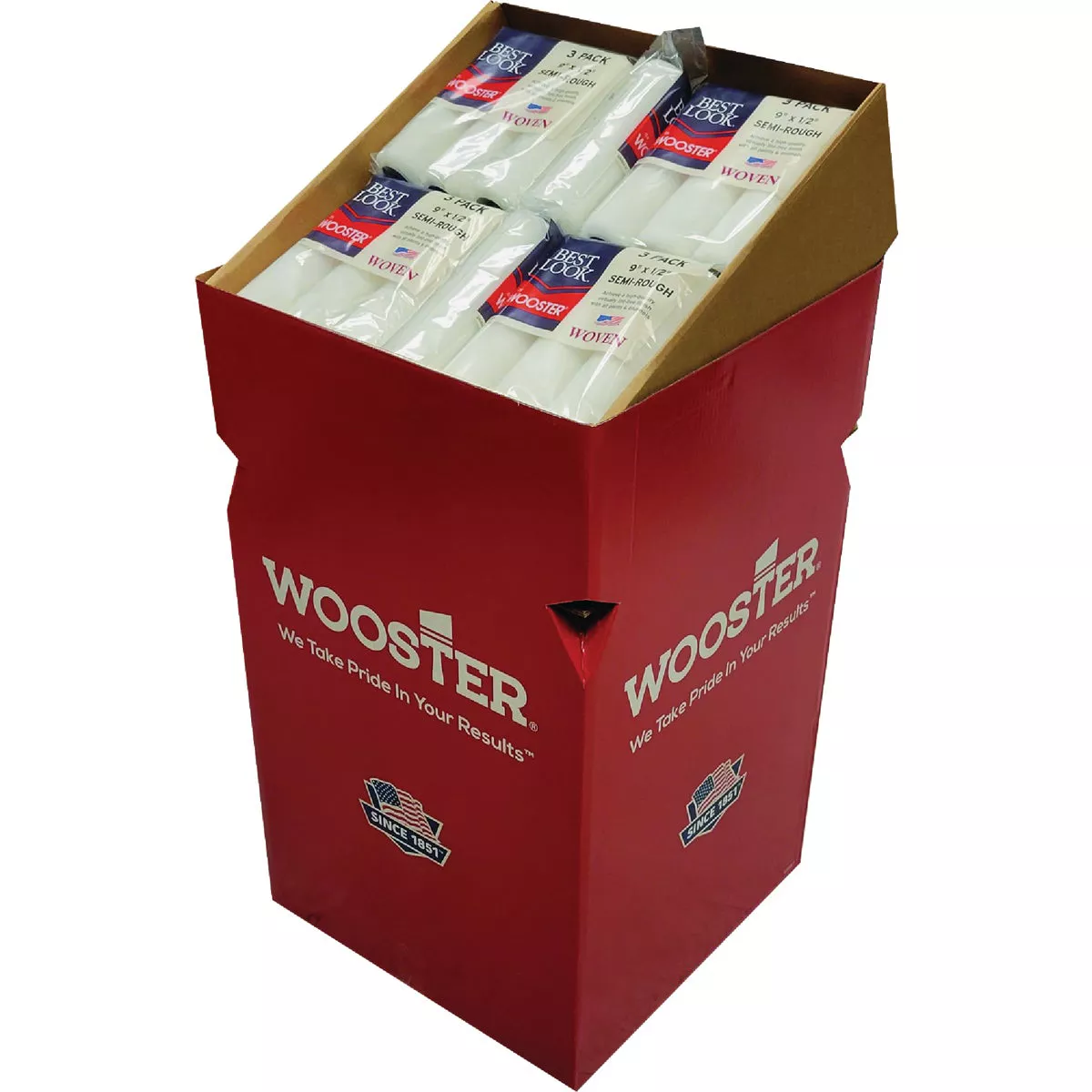 Do it Best 1/2 In. Woven Roller Covers Side Stack Display