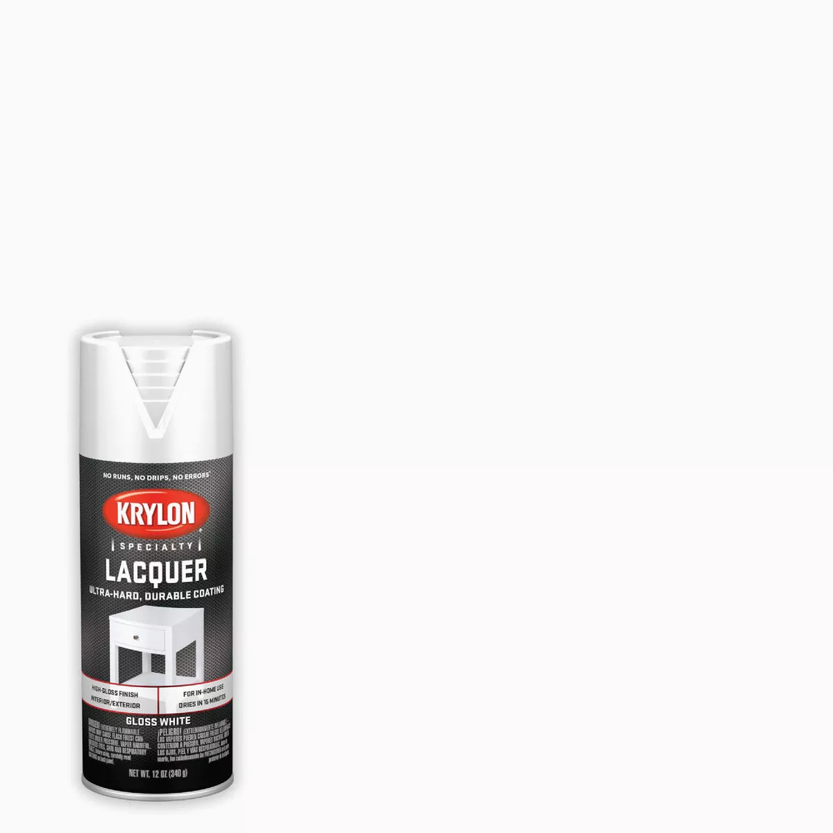 Krylon 12 Oz. White Spray Lacquer