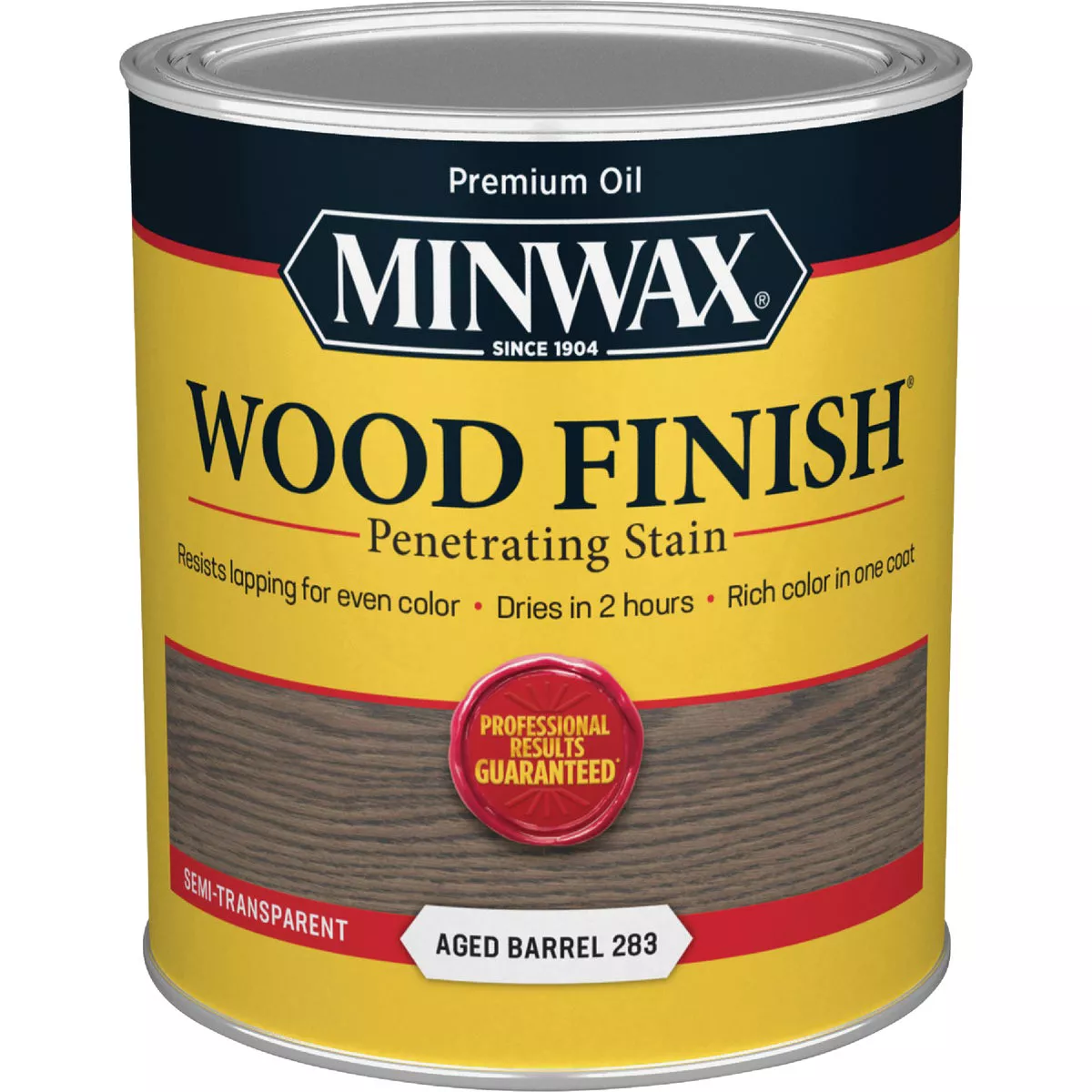 Minwax Penetrating Stain Wood Finish, Aged Barrel, 1 Qt. - photo 7