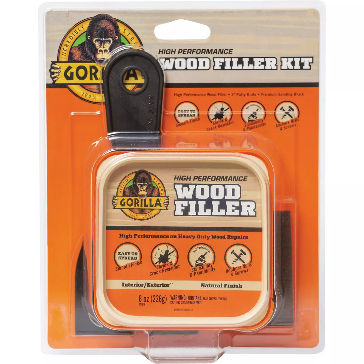 Gorilla Wood Filler Kit (2-Piece)