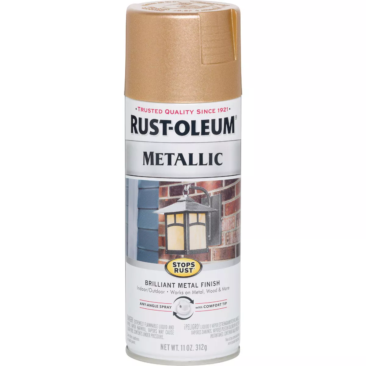 Rust-Oleum Stops Rust 11 Oz. Vintage Metallic Spray Paint, Rose Gold - photo 2
