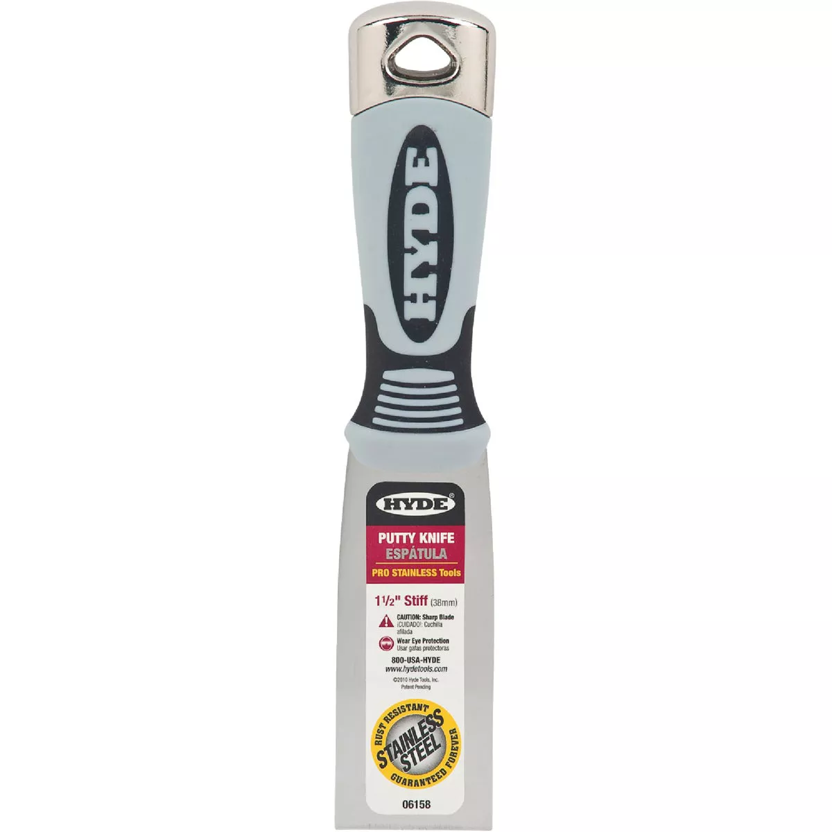 Hyde Pro Stainless 1-1/2 In. Stiff Putty Knife