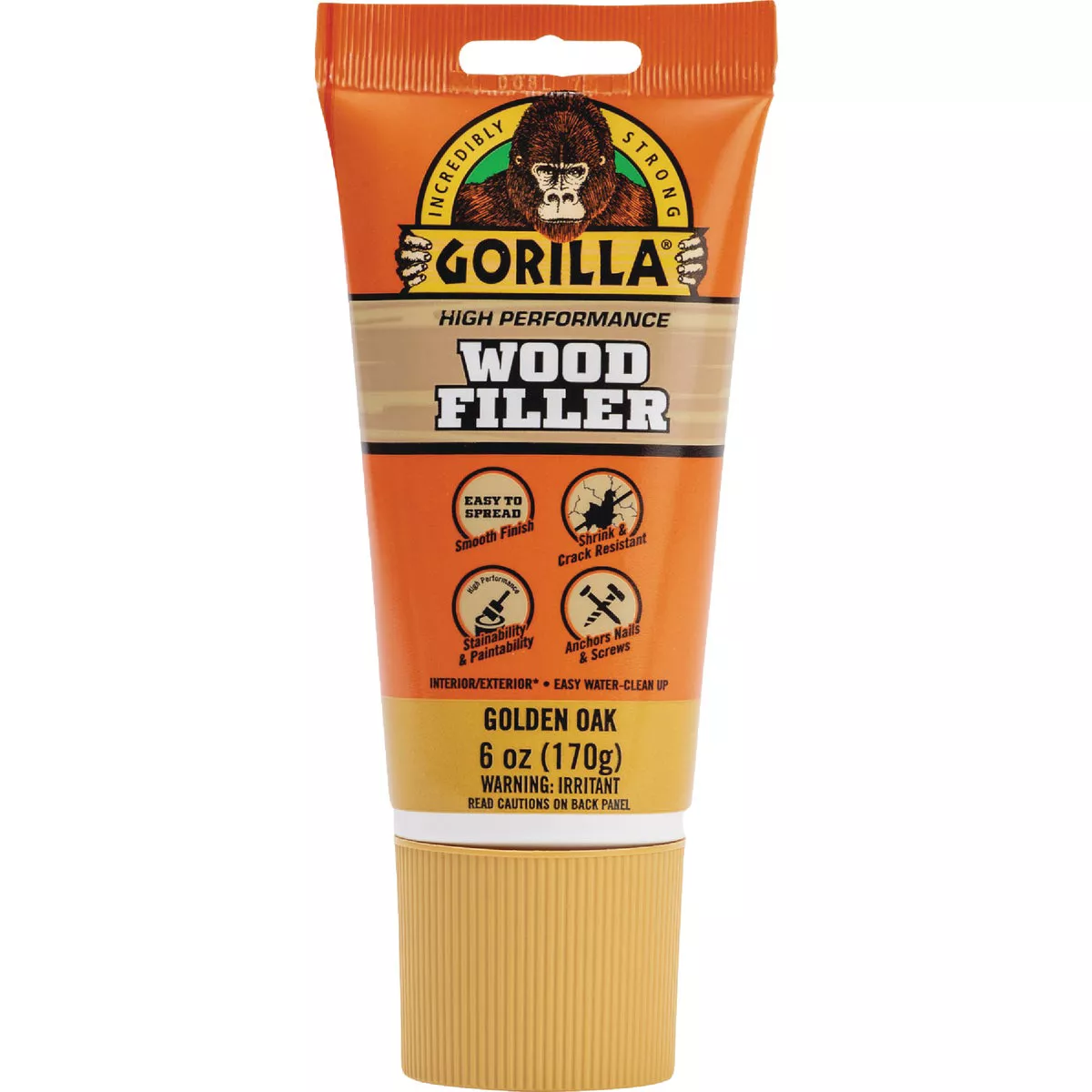 Gorilla 6 Oz. Golden Oak Wood Filler Tube