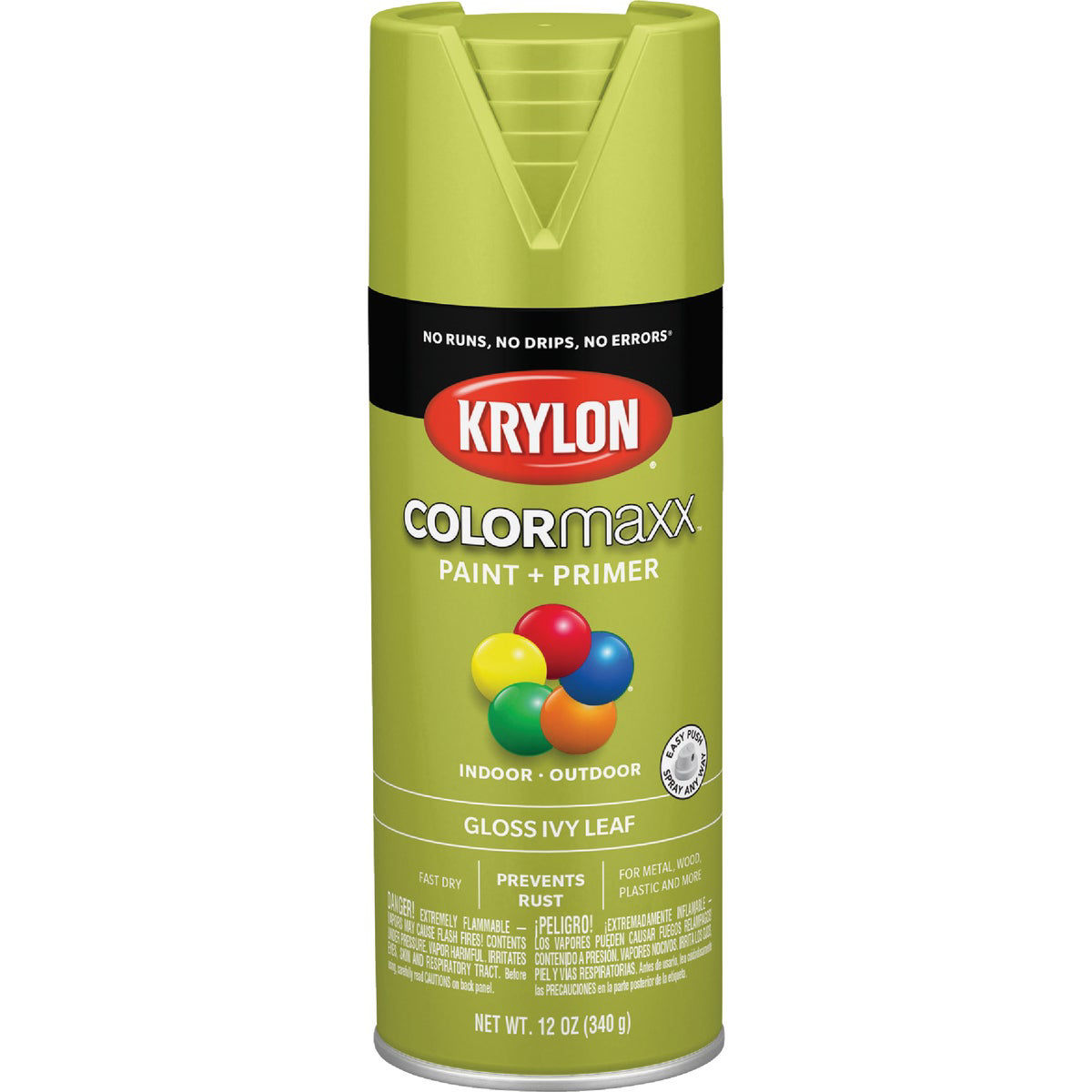 Krylon ColorMaxx12 Oz. Gloss Spray Paint, Ivy Leaf | Do it Best