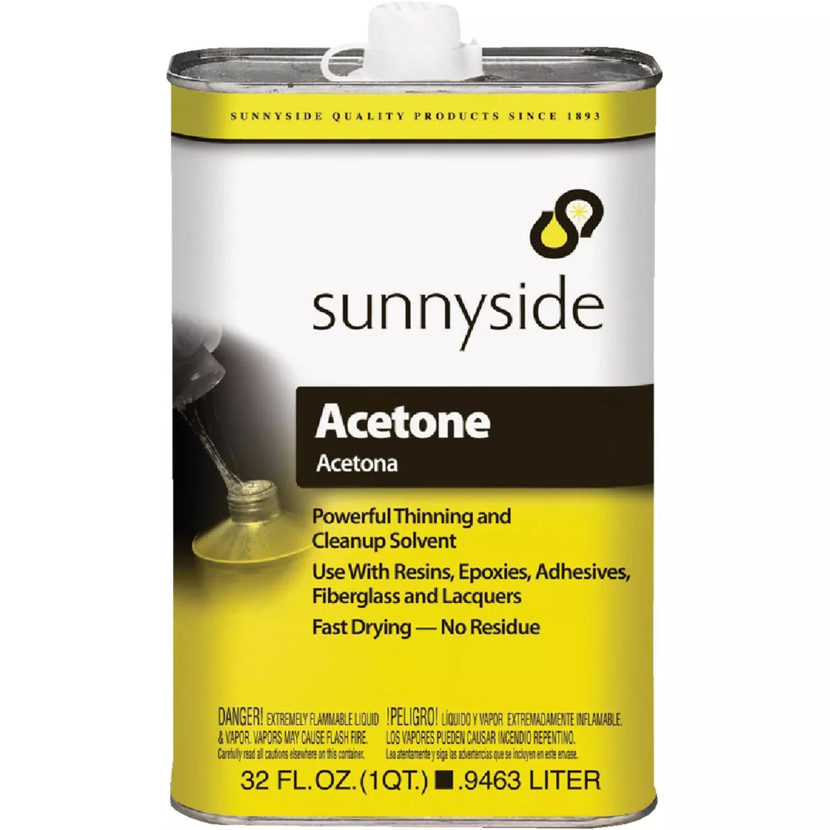 Sunnyside Acetone, Quart