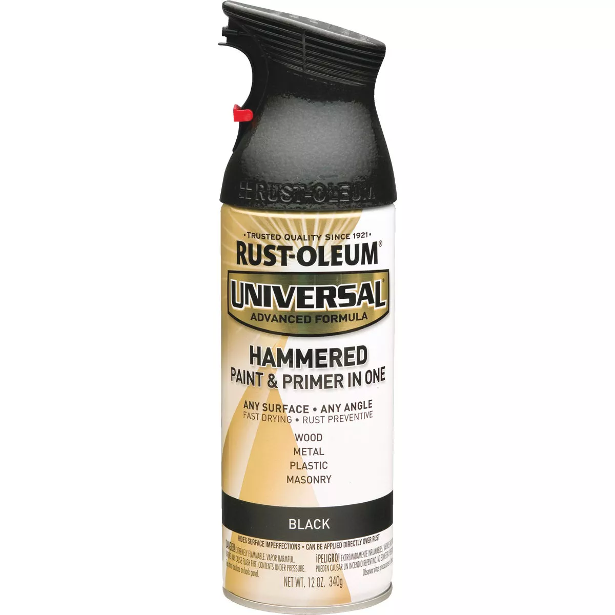 Rust-Oleum Universal 12 Oz. Hammered Black Paint