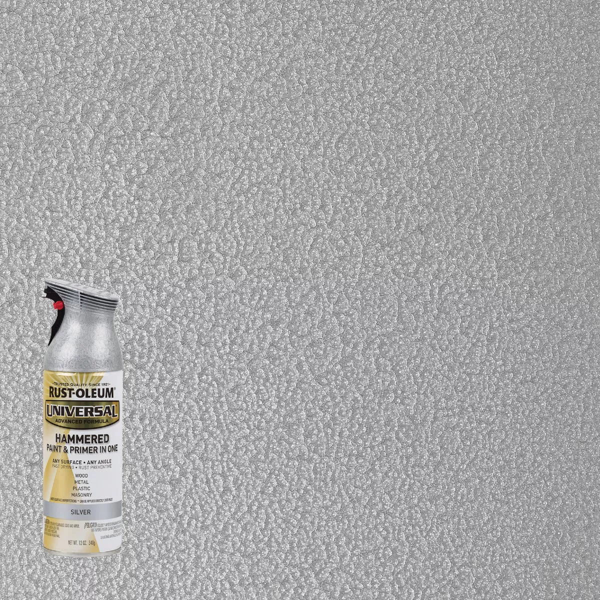 Rustoleum hammered silver paint store