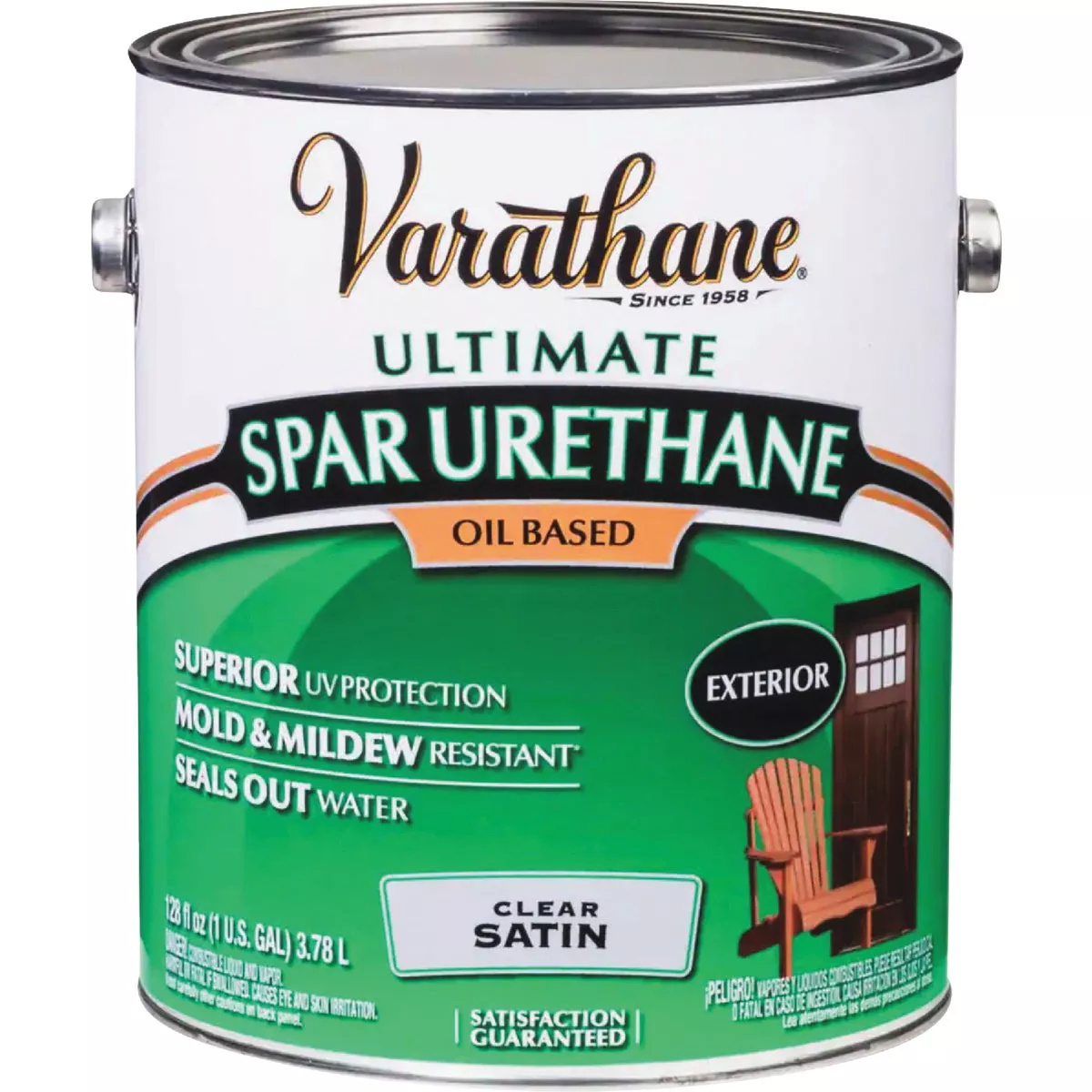 Varathane Satin Clear Exterior Low VOC Spar Urethane, 1 Gal. - photo 2