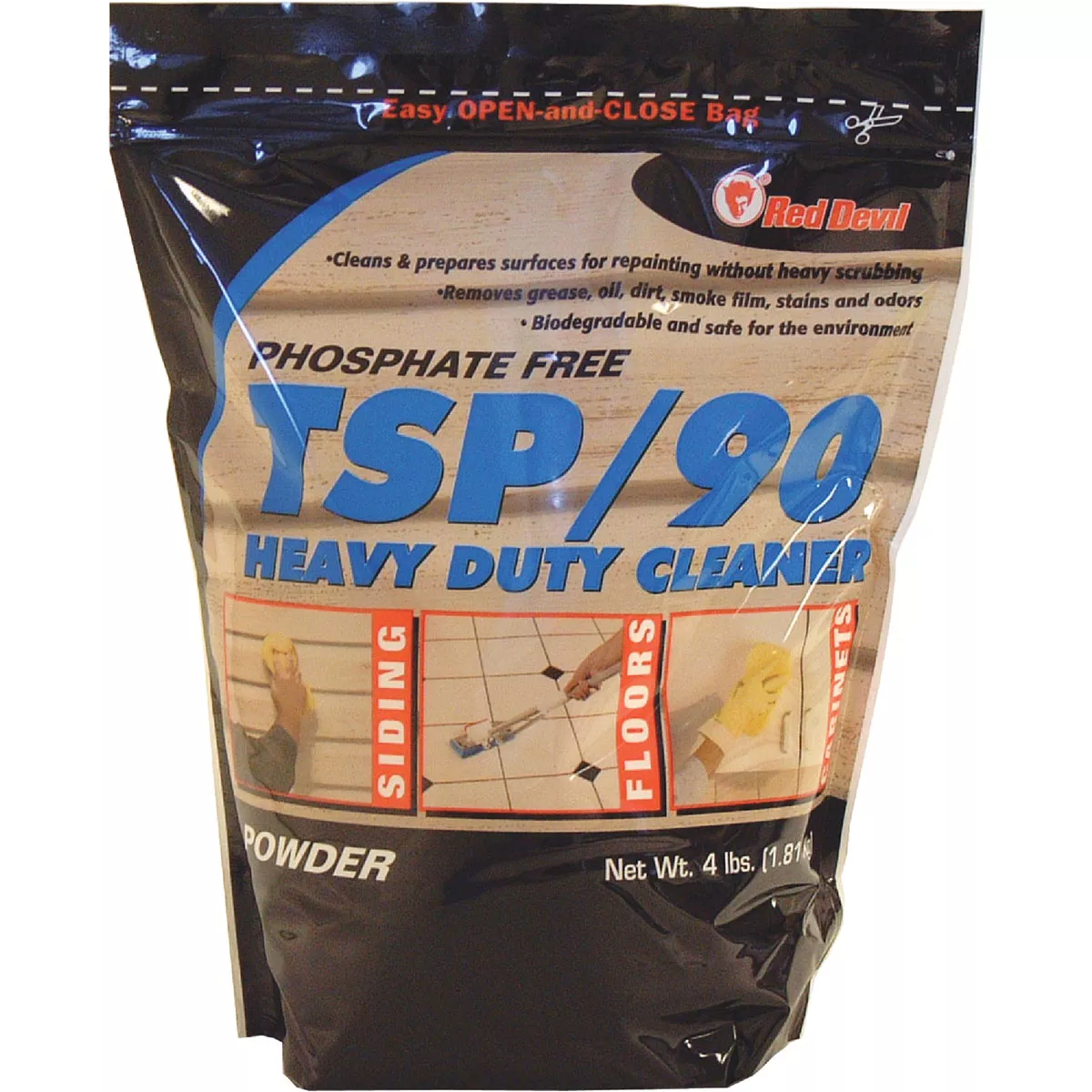 Red Devil TSP/90 4-1/2 Lb. Ready To Use Powder Heavy-Duty Cleaner