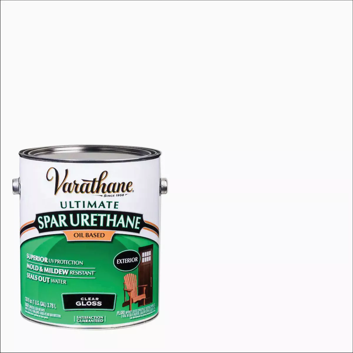 Varathane Gloss Clear Exterior Low VOC Spar Urethane, 1 Gal.