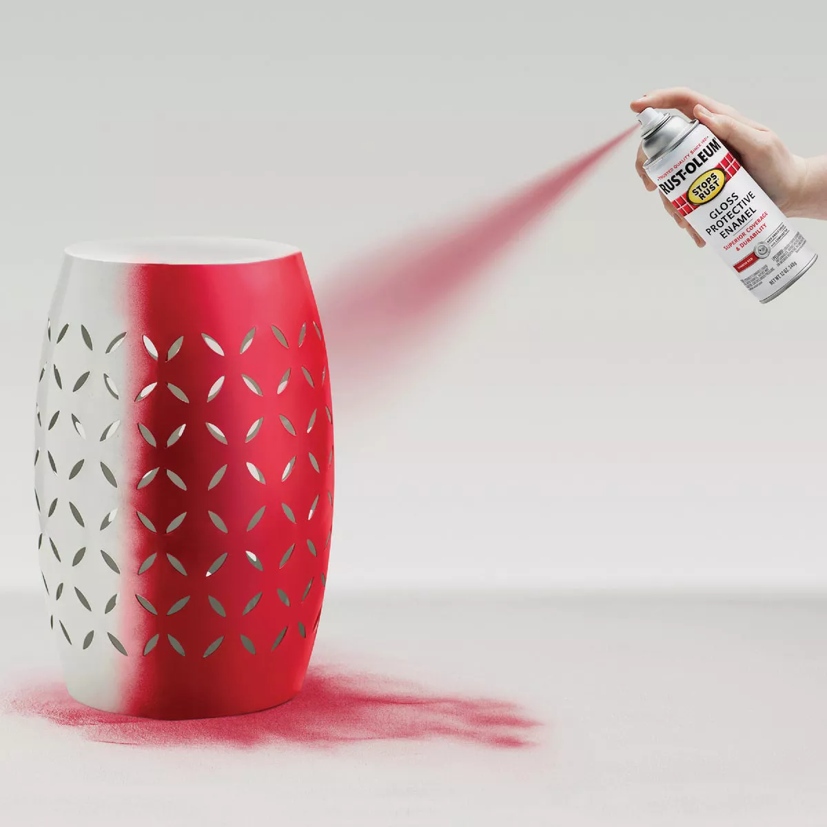 Rust-Oleum Stops Rust Sunrise Red Gloss 12 Oz. Anti-Rust Spray Paint - photo 5
