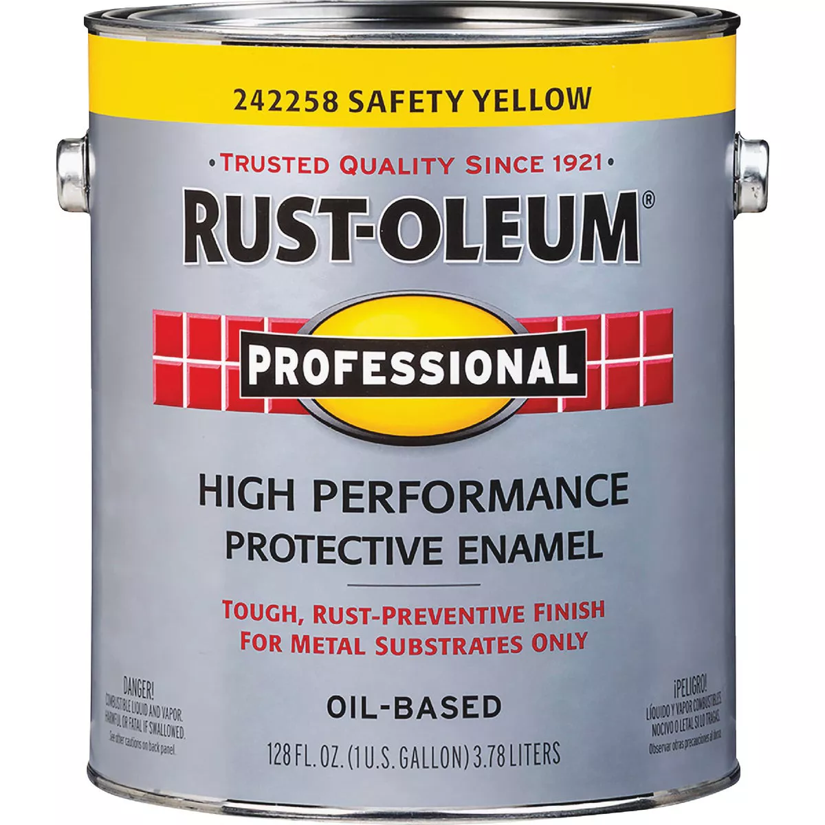 Rust-Oleum Gloss VOC for SCAQMD Professional Enamel, Yellow, 1 Gal. - photo 2