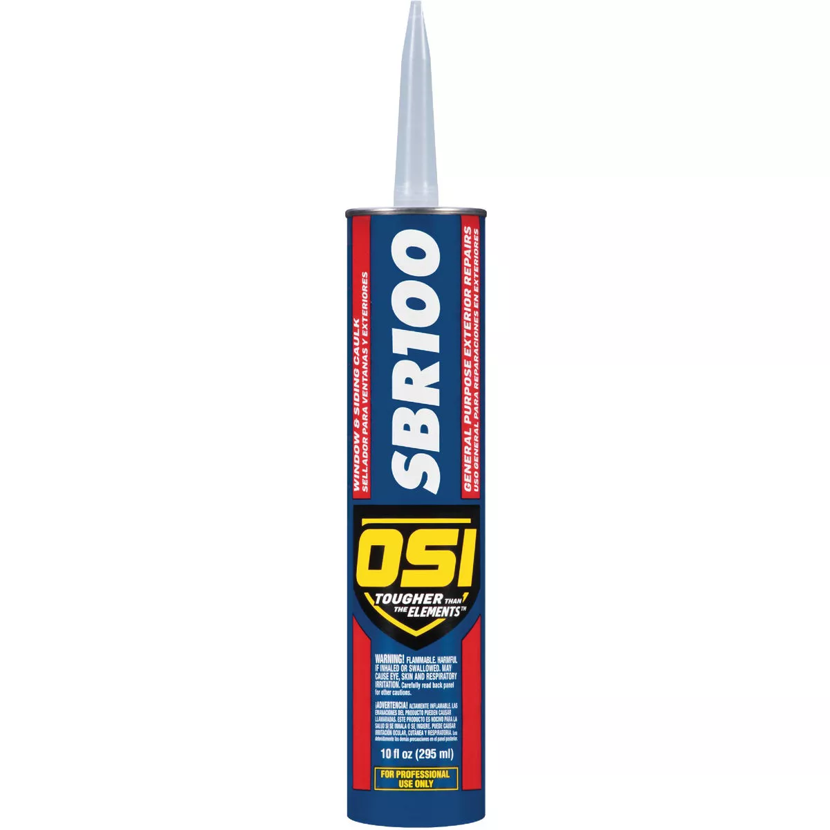 OSI SBR100 10 Oz. Window & Siding Caulk Polymer Sealant, White