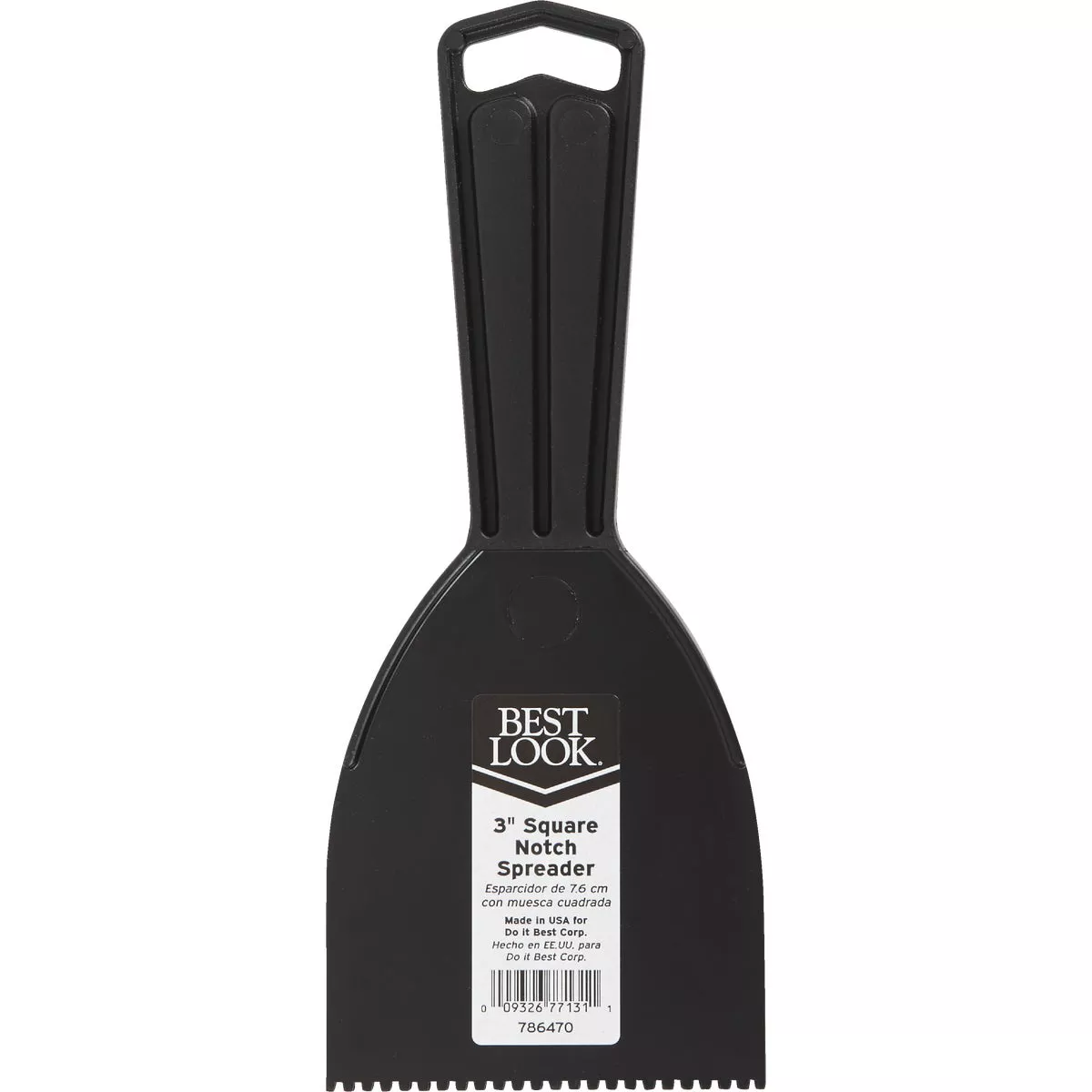 Best Look 3 In. Square-Notch Plastic Adhesive Spreader - photo 2