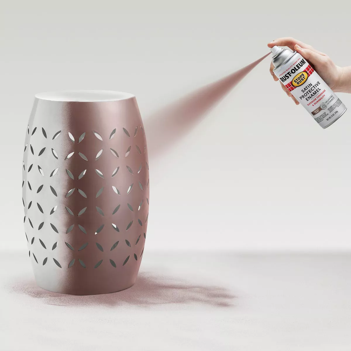 Rust-Oleum Stops Rust Decor 12 Oz. Satin Spray Paint, Chestnut Brown - photo 4