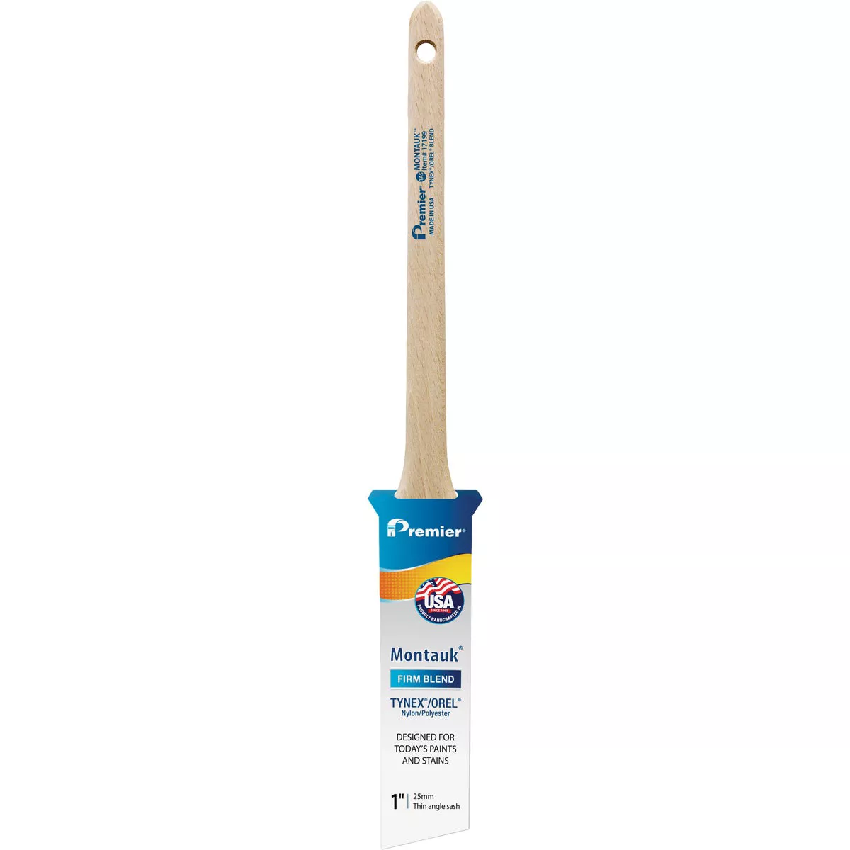 Montauk 1 In. Thin Angle Sash Nylon/Poly Paint Brush