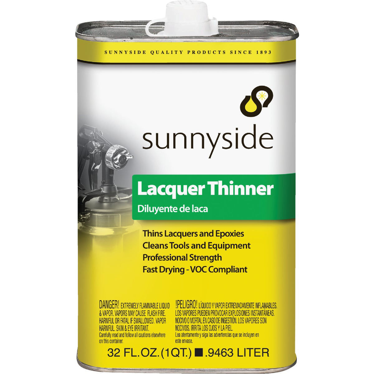 Sunnyside Low VOC Lacquer Thinner, Quart Do it Best
