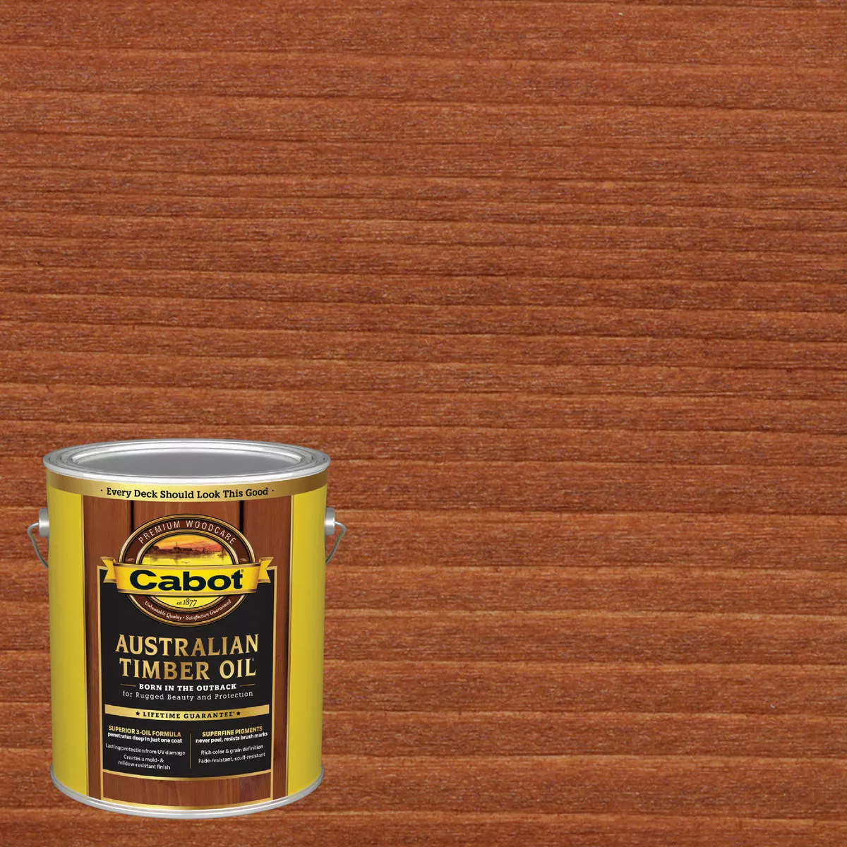 Cabot Australian Timber Oil, Jarrah Brown, 1 Gal.