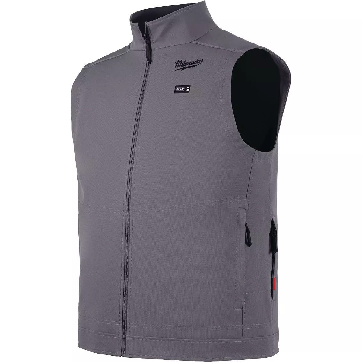 Milwaukee M12 TOUGHSHELL Men's Gray Cordless Heated Vest, 2XL
