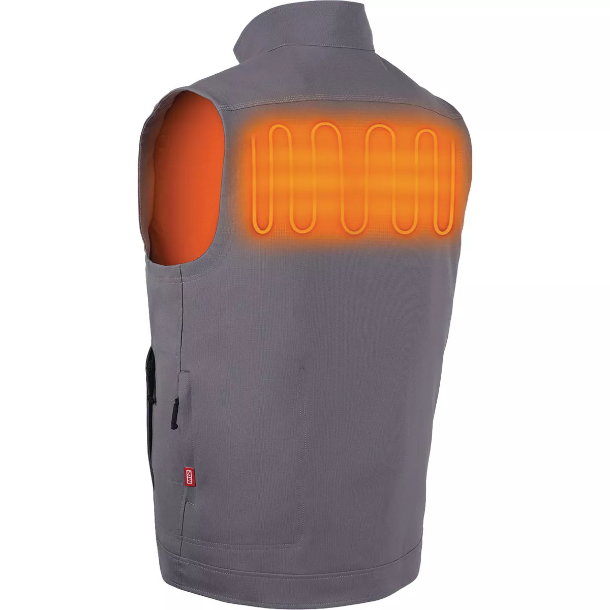 Milwaukee M12 TOUGHSHELL Men's Gray Cordless Heated Vest, 2XL - photo 3