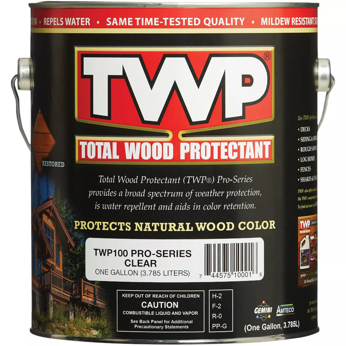 TWP 100 Pro Series Wood Protectant, Clear, 1Gal.