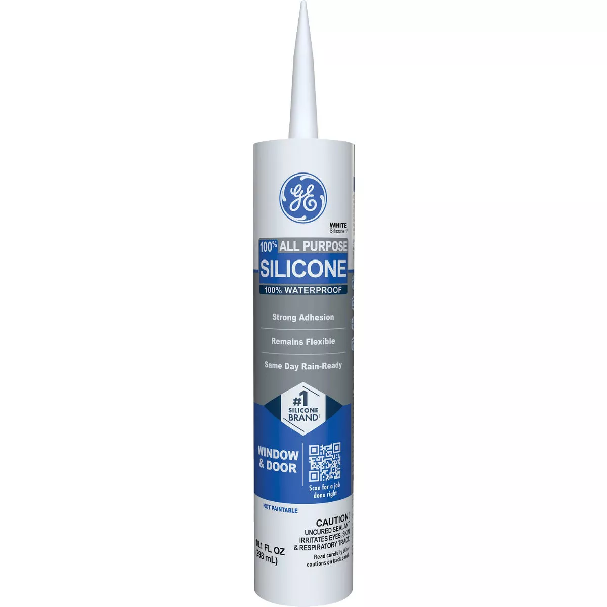 GE Window & Door All-Purpose Sealant, White, 10.1 Oz. Cartridge