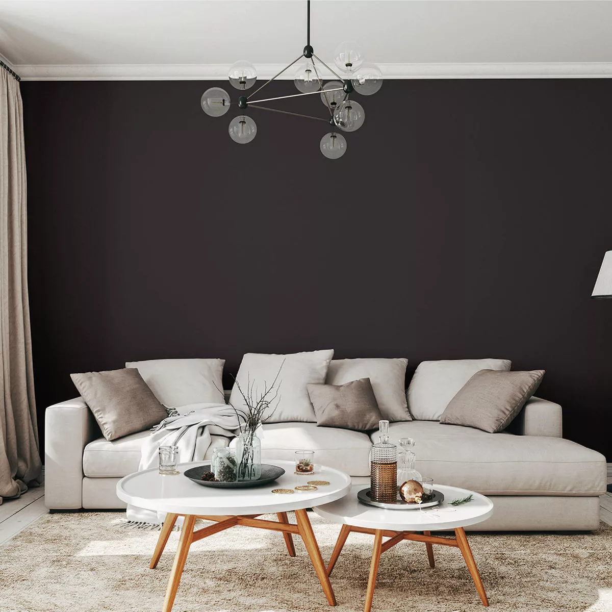 Rust-Oleum Sure Color Eggshell Black Interior Wall Paint and Primer, Gallon - photo 5