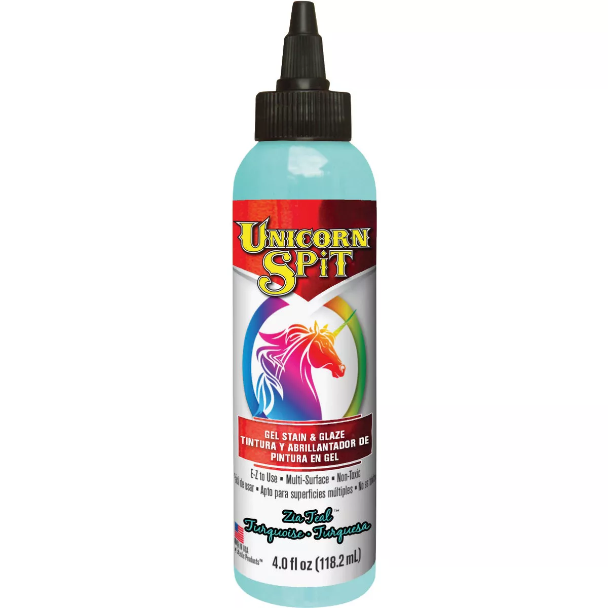 Unicorn Spit 4 Oz. Zia Teal Paint, Gel Stain & Glaze