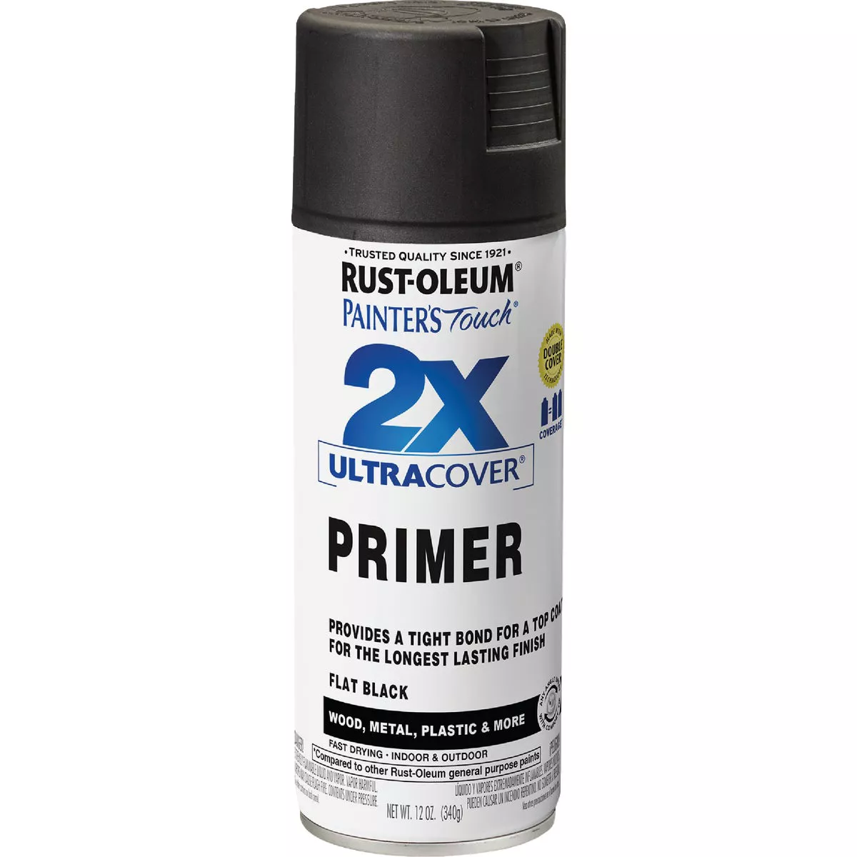 Rust-Oleum Painter's Touch 2X Ultra Cover Flat Black Spray Paint Primer - photo 2