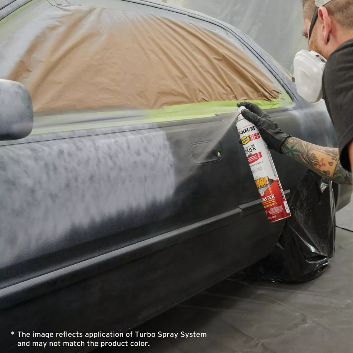 Rust-Oleum Stops Rust 24 Oz. Flat Black Turbo Spray Paint - photo 5