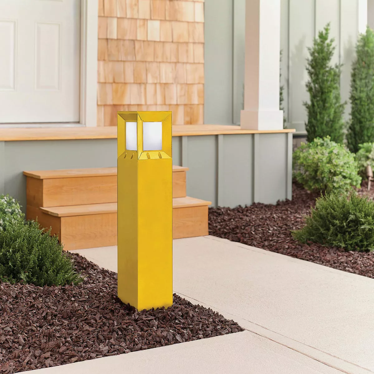 Krylon Rust Tough Gloss Anti-Rust Safety Color Rust Control Enamel, Safety Yellow, 1 Qt. - photo 2