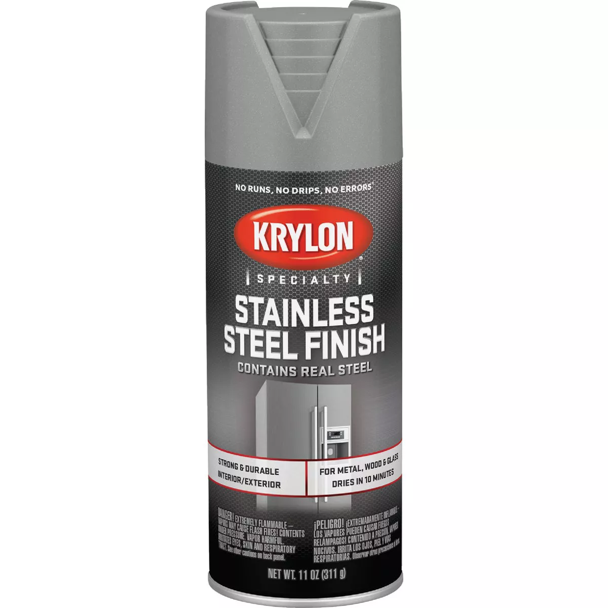 Krylon Gloss Stainless Steel 12 Oz. Appliance Spray Paint - photo 2