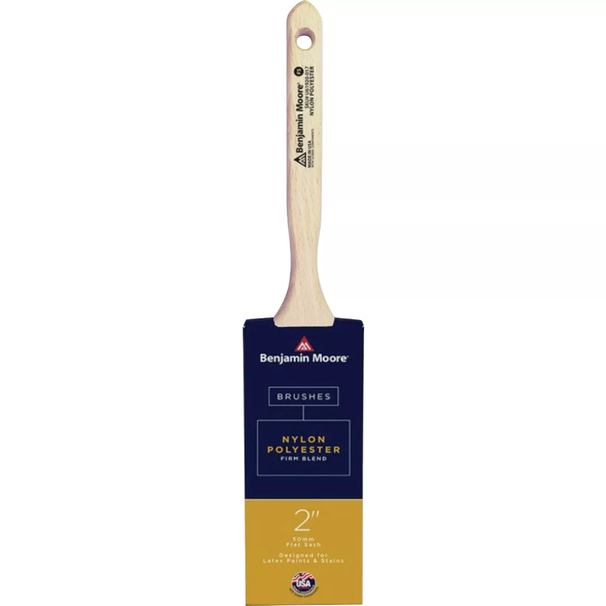 Benjamin Moore 2 In. Flat Sash Nylon/Poly Brush (Firm)