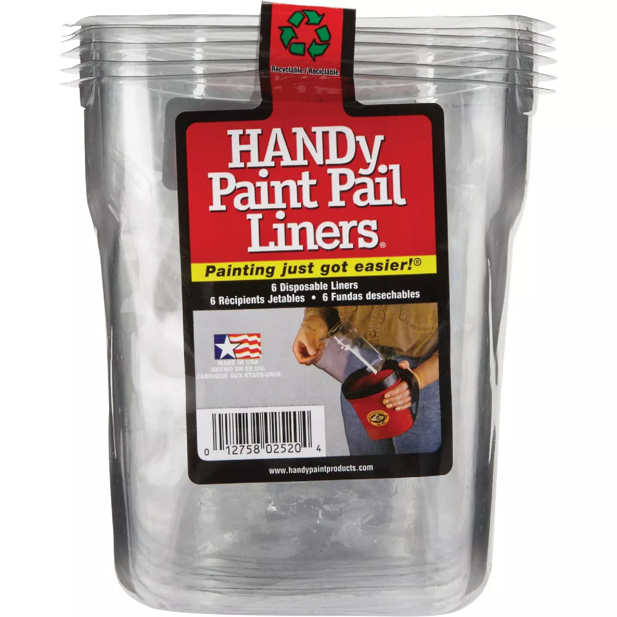 HANDy 1 Qt. Clear Paint Pail Liner (6-Pack) - photo 2