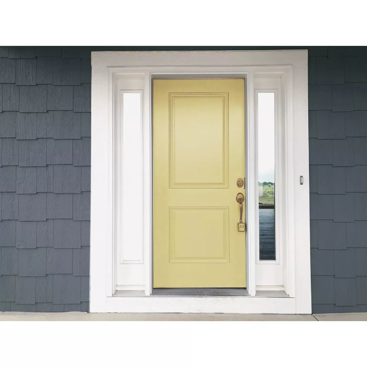 Rust-Oleum Sure Color Exterior Paint and Primer, Clean Slate, Flat, 1 Gal - photo 2